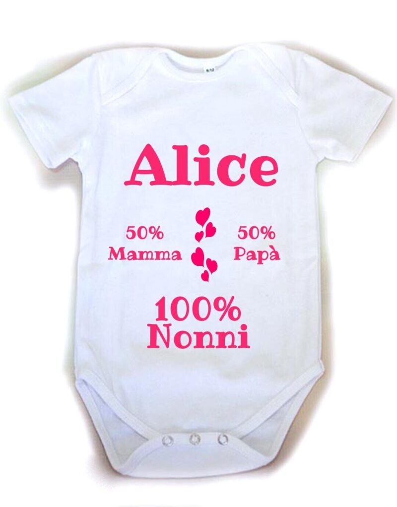 Body neonato 100% Amore dei nonni