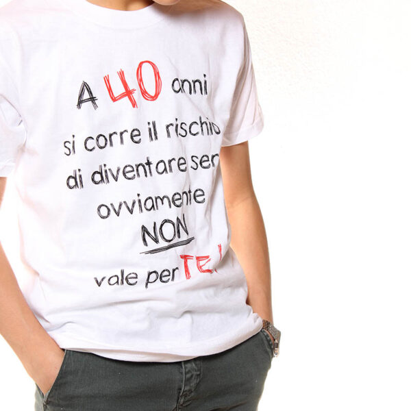 T-shirt compleanno 40 anni