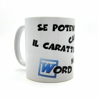 TAZZA IDEA REGALO SIMPATICA WORD