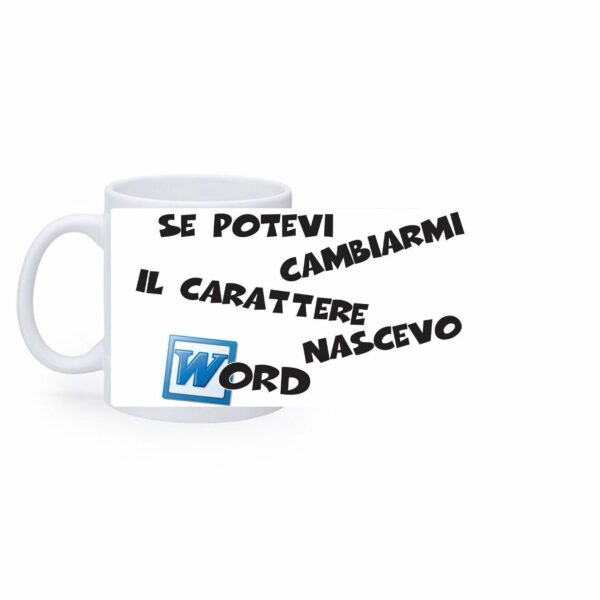 TAZZA IDEA REGALO SIMPATICA WORD3